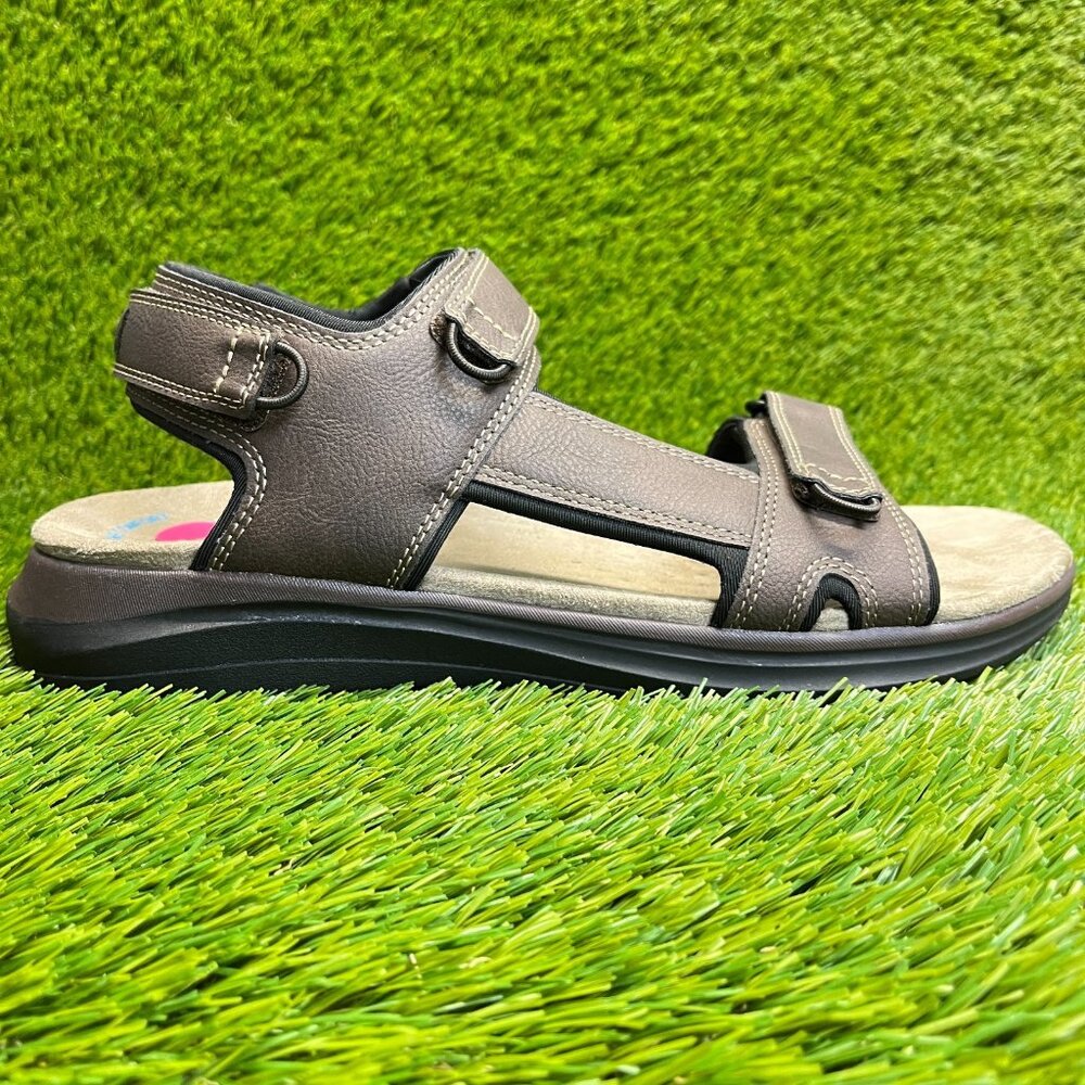 Dockers Bradburn Mens Size‎ 12M Brown Black Beach Walking Outdoor Sport Sandals